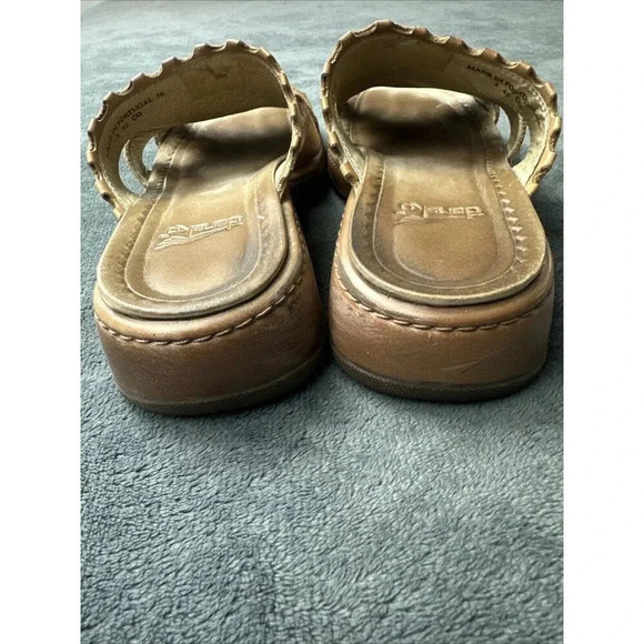 Dansko Eve Aztec Sun Women's Brown Leather Slip On Sandals EU 36/ US 5.5-6 - Picture 5 of 16